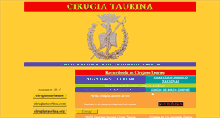 Desktop Screenshot of cirugiataurina.org